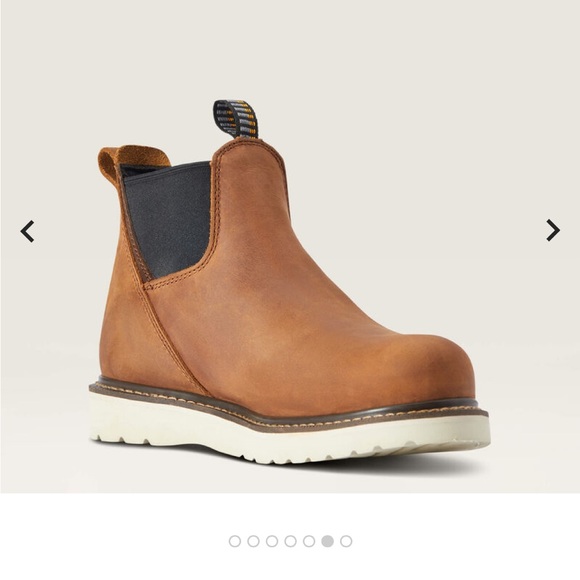 NEW - Ariat Work Boots - Aged Honey - Women’s 8 - Picture 10 of 15